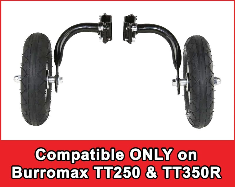 Burromax Kids Training Wheels Kit, Safe Heavy Duty Real Air Filled Tires, Compatible with TT250 TT350R Electric Mini Bikes - Image 3